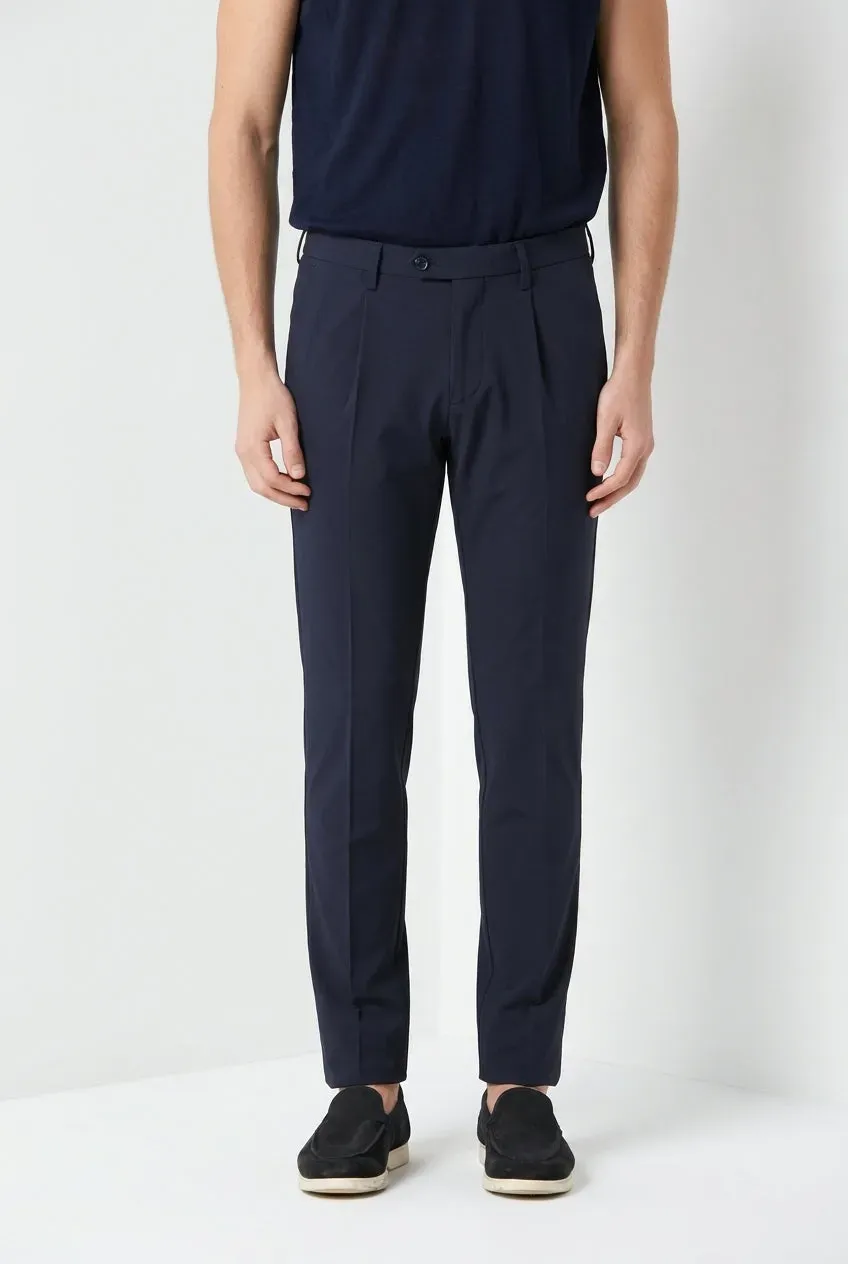 Mason's Torino 1 Pinces Dynamic chino jogger uomo blu navy