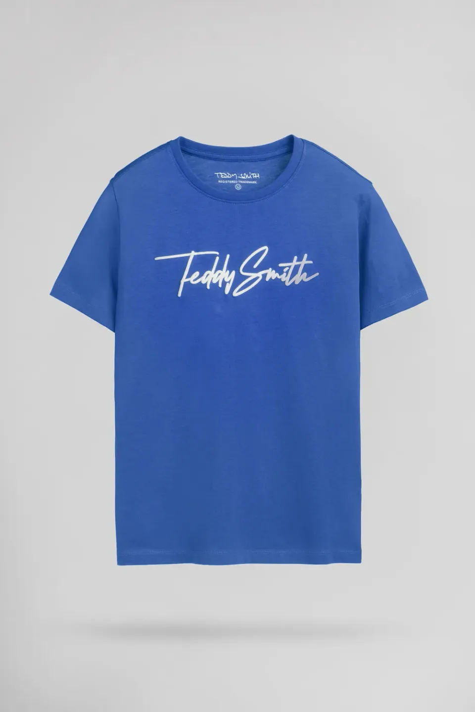 Teddy Smith T-Evan Jr maglietta bambino blu pep's cotone