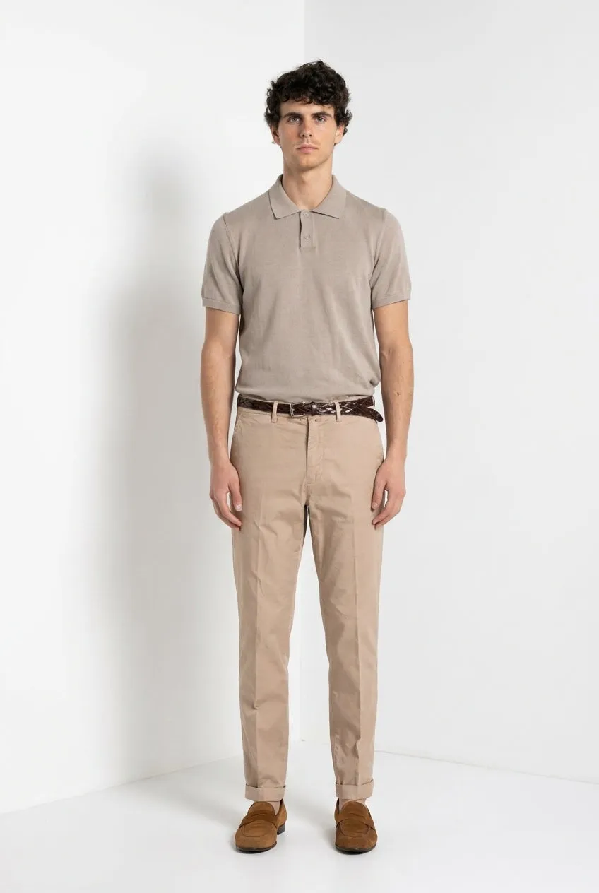 Mason's Boston pantalone chino beige medio relaxed