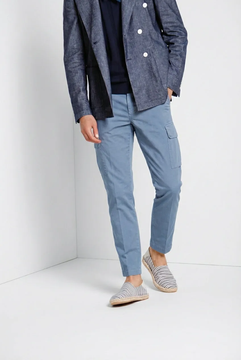 Mason’s Chile cargo uomo celeste extra slim