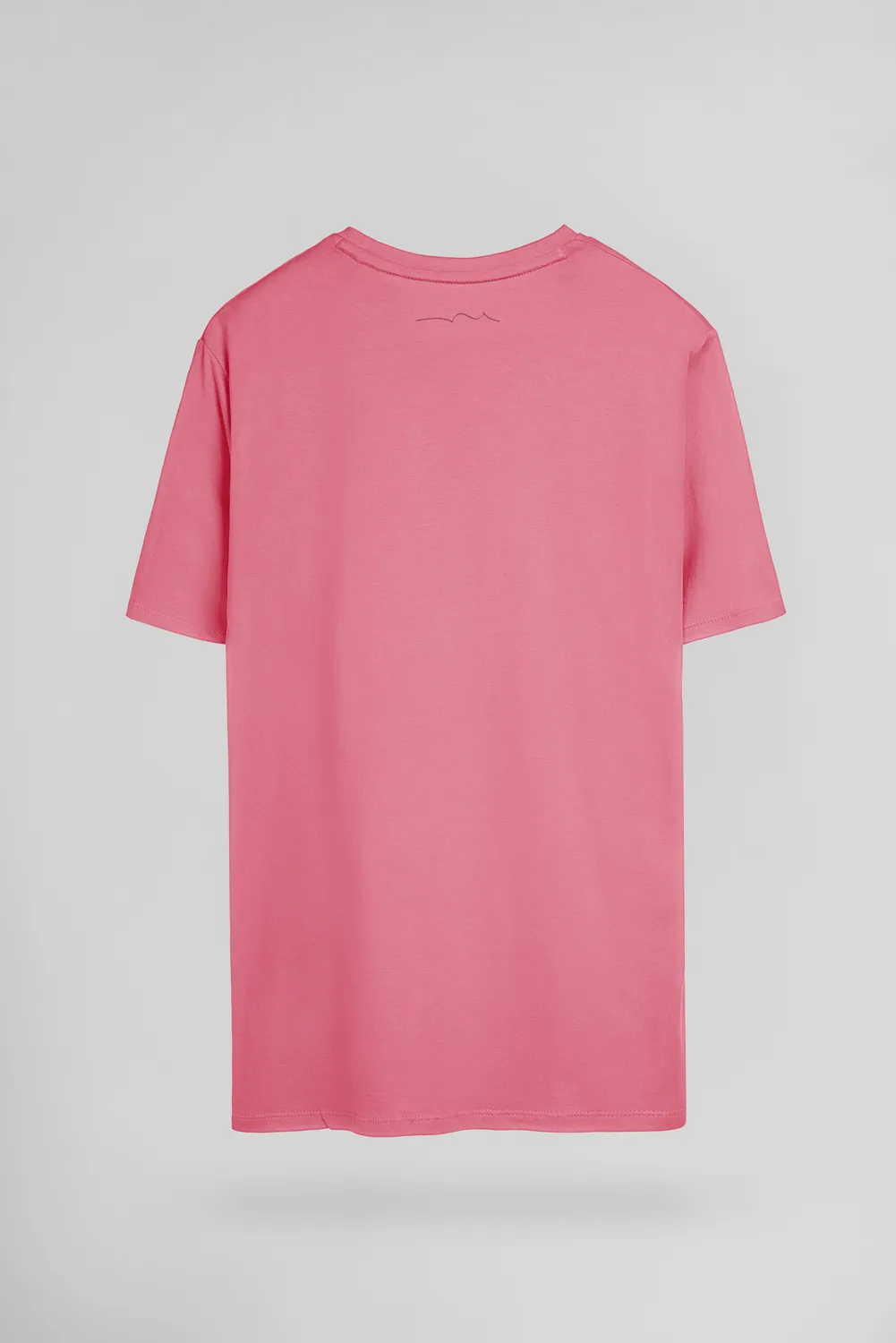 Teddy Smith T-Jim MC t-shirt girocollo rosa vivo