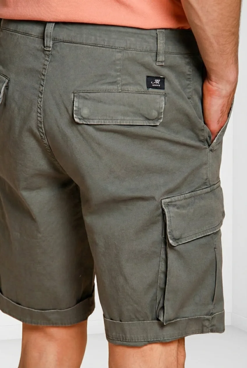 Mason’s Chile Bermuda Cargo Uomo Verde Militare Slim