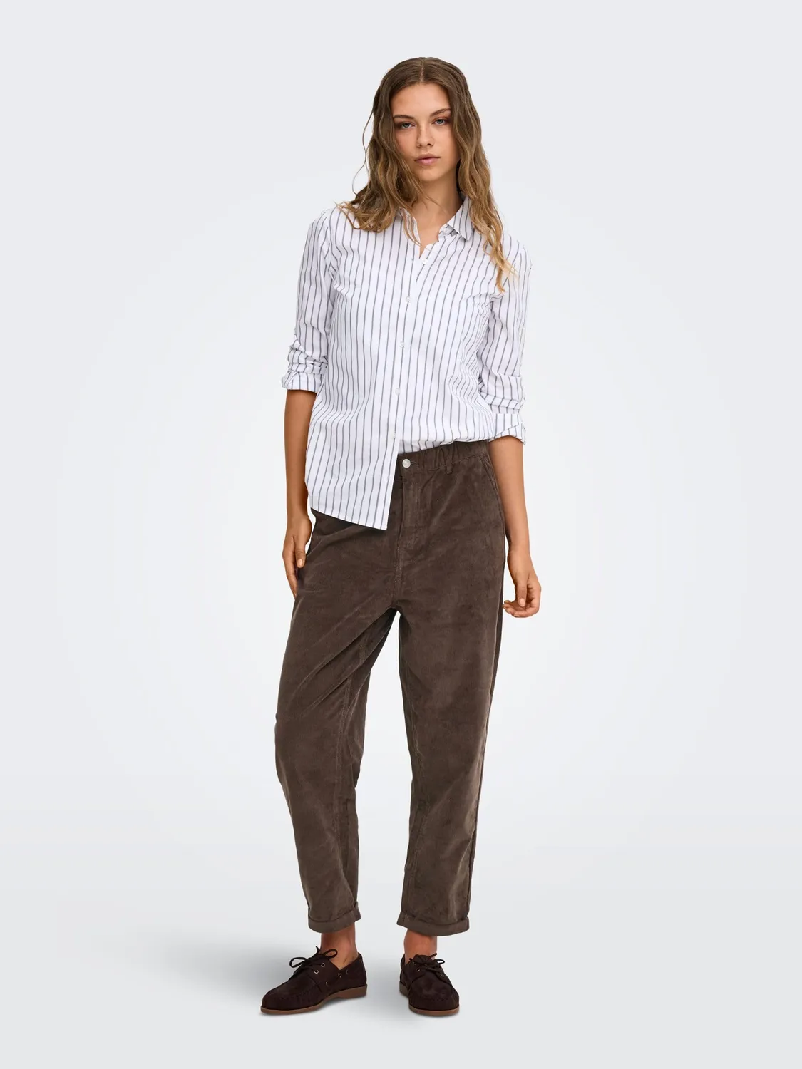 ONLY Onlflora Cord Carrot Pantalone Donna XL/32L velluto