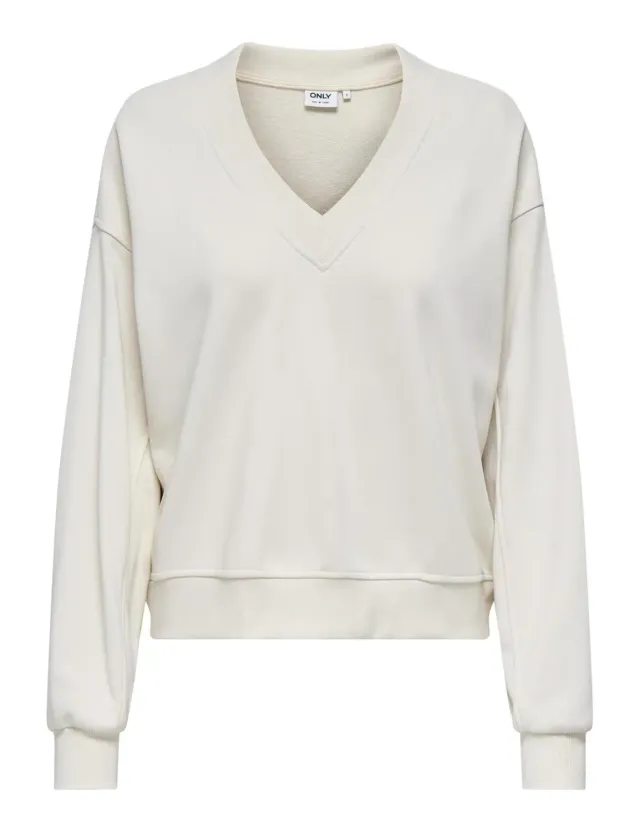 ONLY Onlbella Felpa Donna M scollo a V leggera