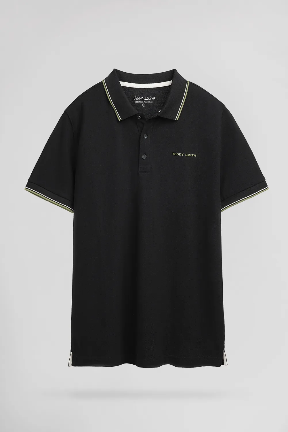 Teddy Smith Pasian 2 polo piqué nera cotone