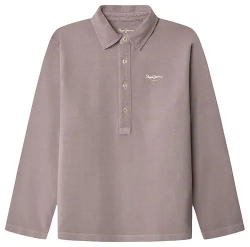 Pepe Jeans Samuel Polo Bambino Manica Lunga Viola