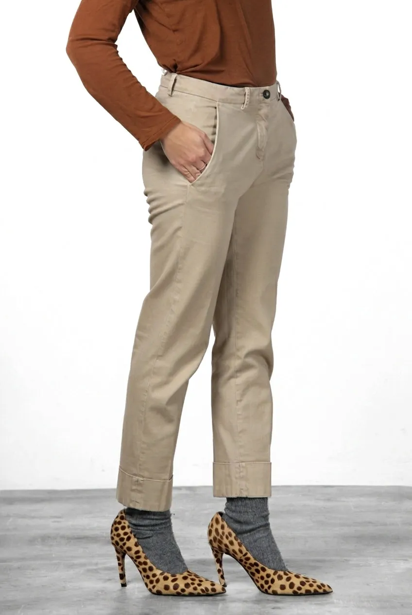 Mason's New York Carrot pantalone latte cotone lana