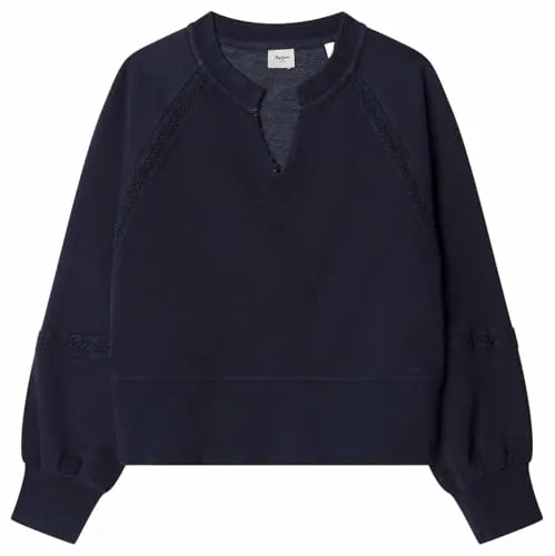 Pepe Jeans Gabelle Felpa Bambina Girocollo Cotone Soft Wash