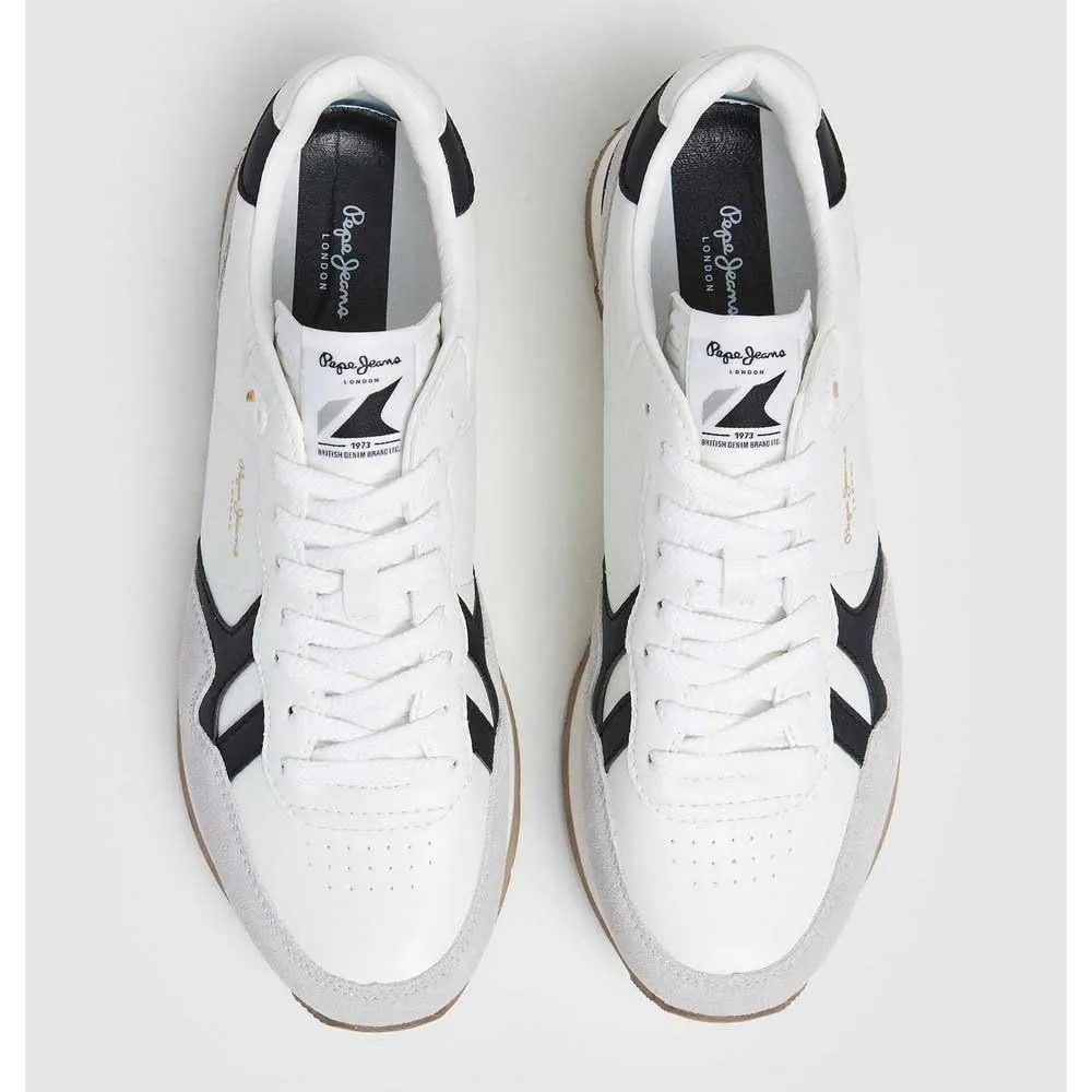 Pepe Jeans Brit Supra sneakers uomo 43 EU pelle bianca