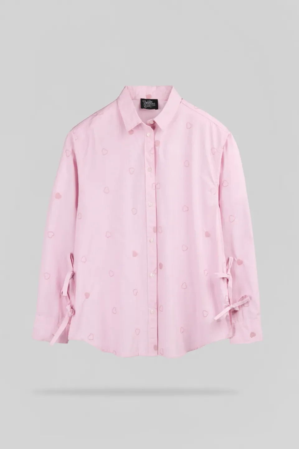 Teddy Smith C-Lanya camicia cotone rosa donna