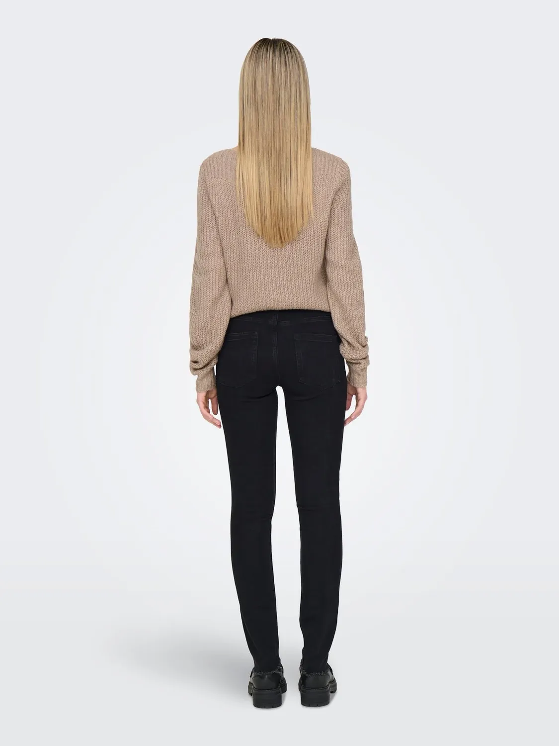 ONLY Onlhush Mid Skinny jeans donna S x 30L slim