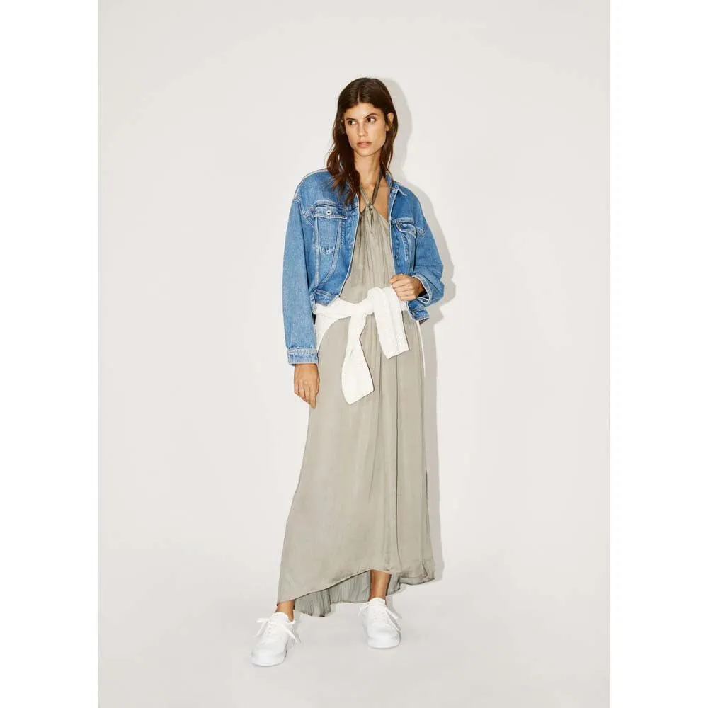 Pepe Jeans Liliana Vestito Donna S Raso Asimmetrico
