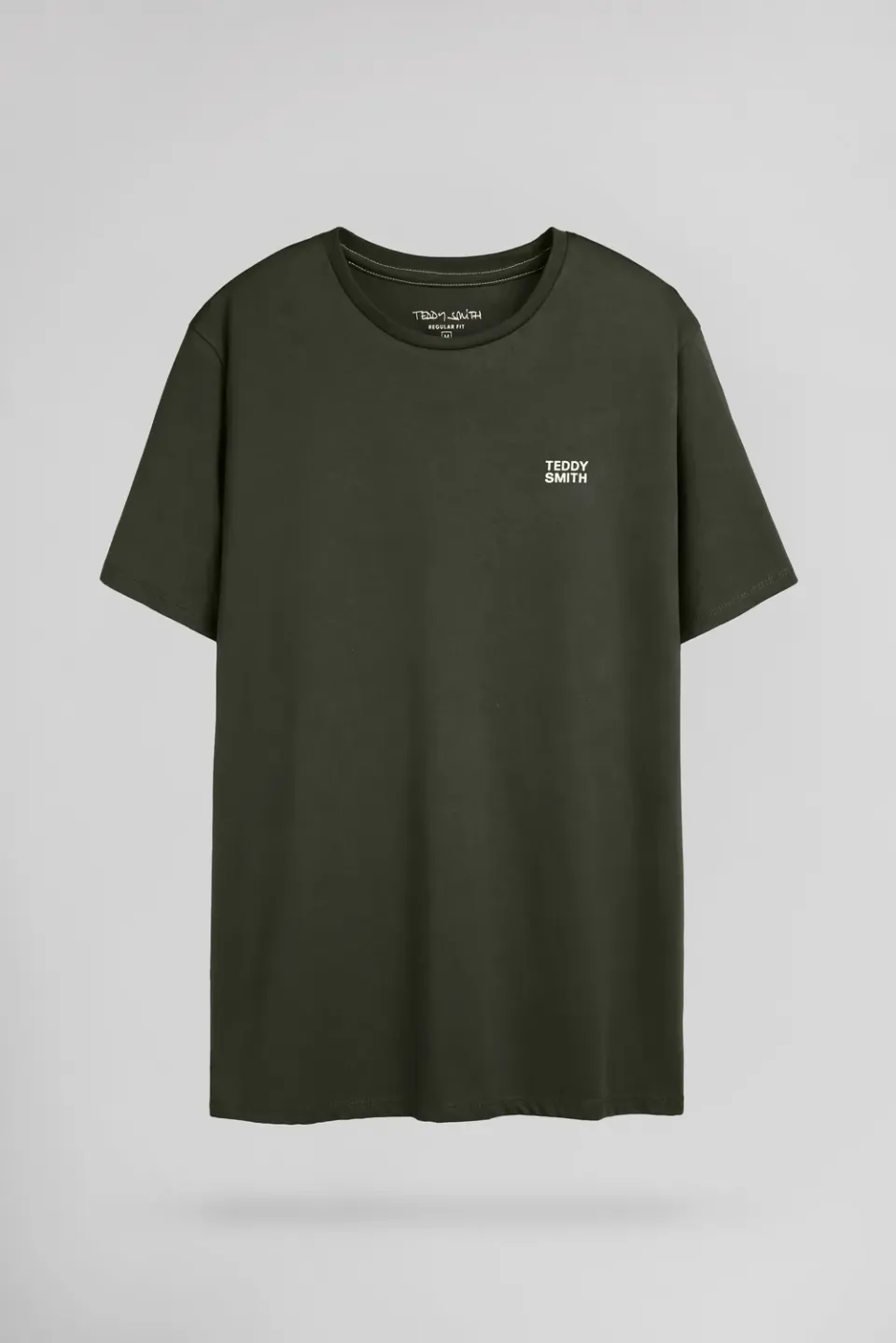 Teddy Smith The Tee 1 MC t-shirt uomo Deep Kaki cotone