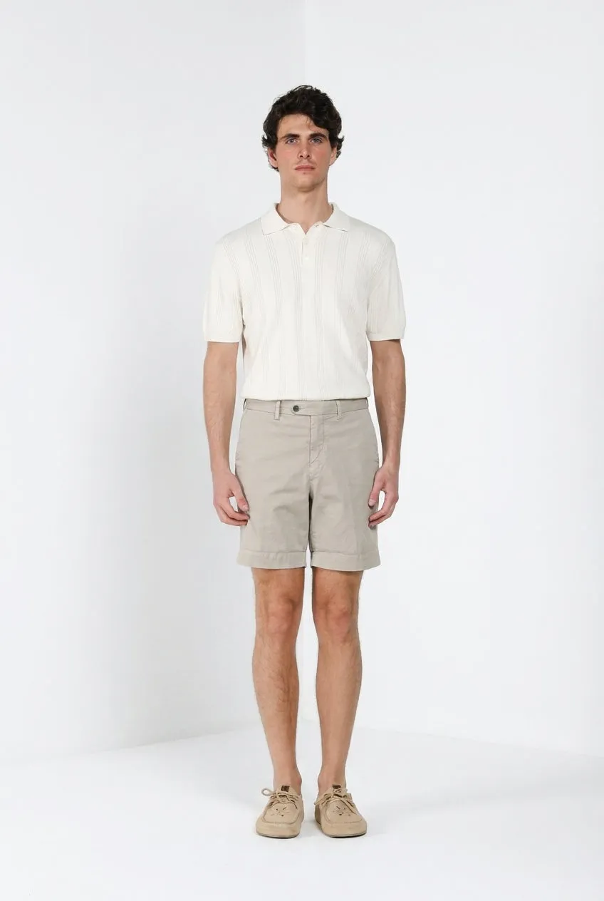 Mason's Boston bermuda uomo sabbia relaxed fit cotone