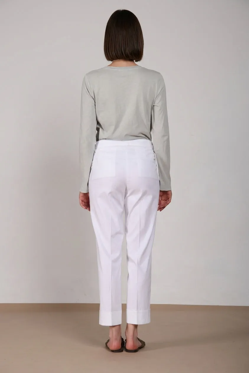 Mason’s New York Carrot pantalone chino donna bianco carrot