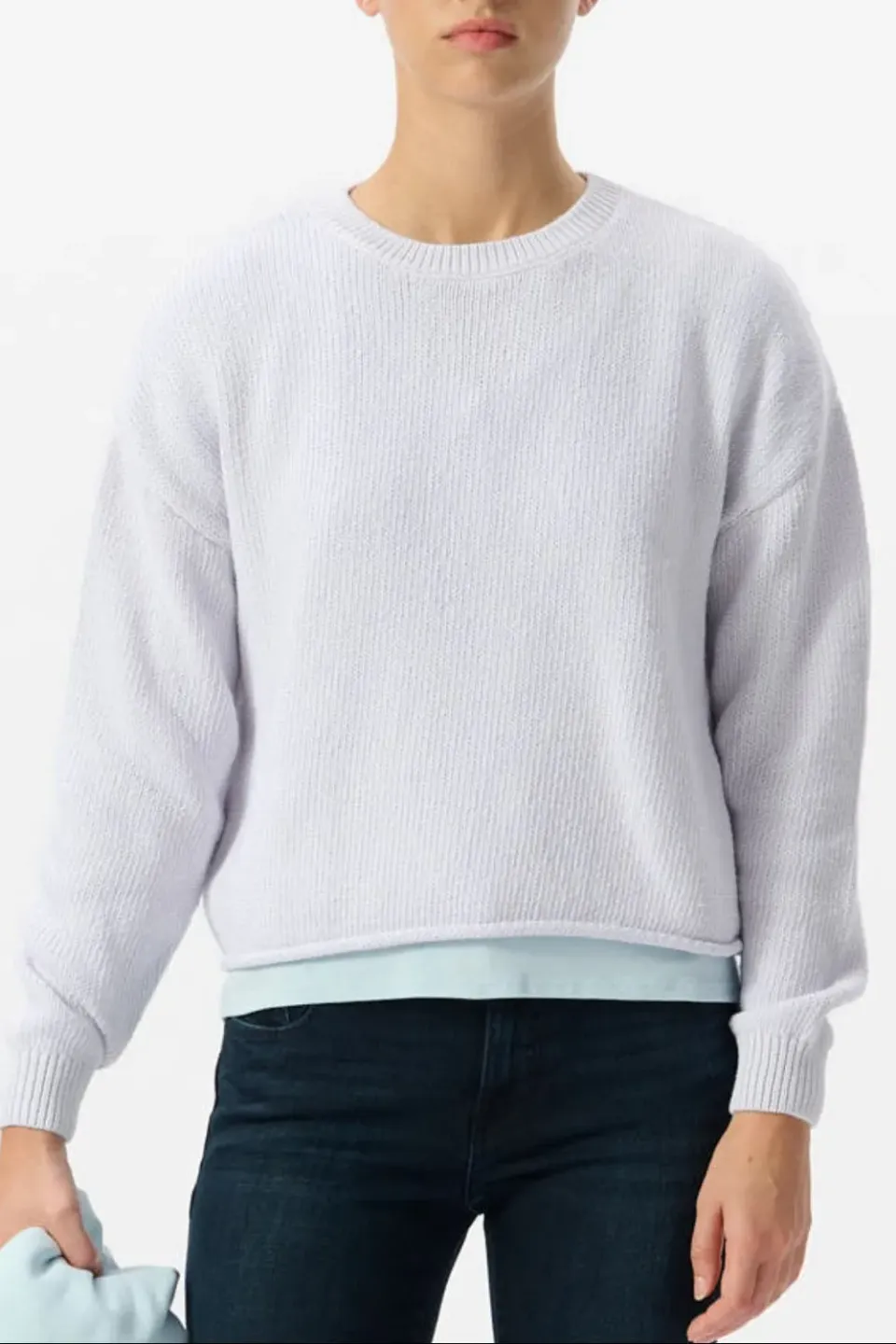 Teddy Smith P-Brandy maglione bianco donna