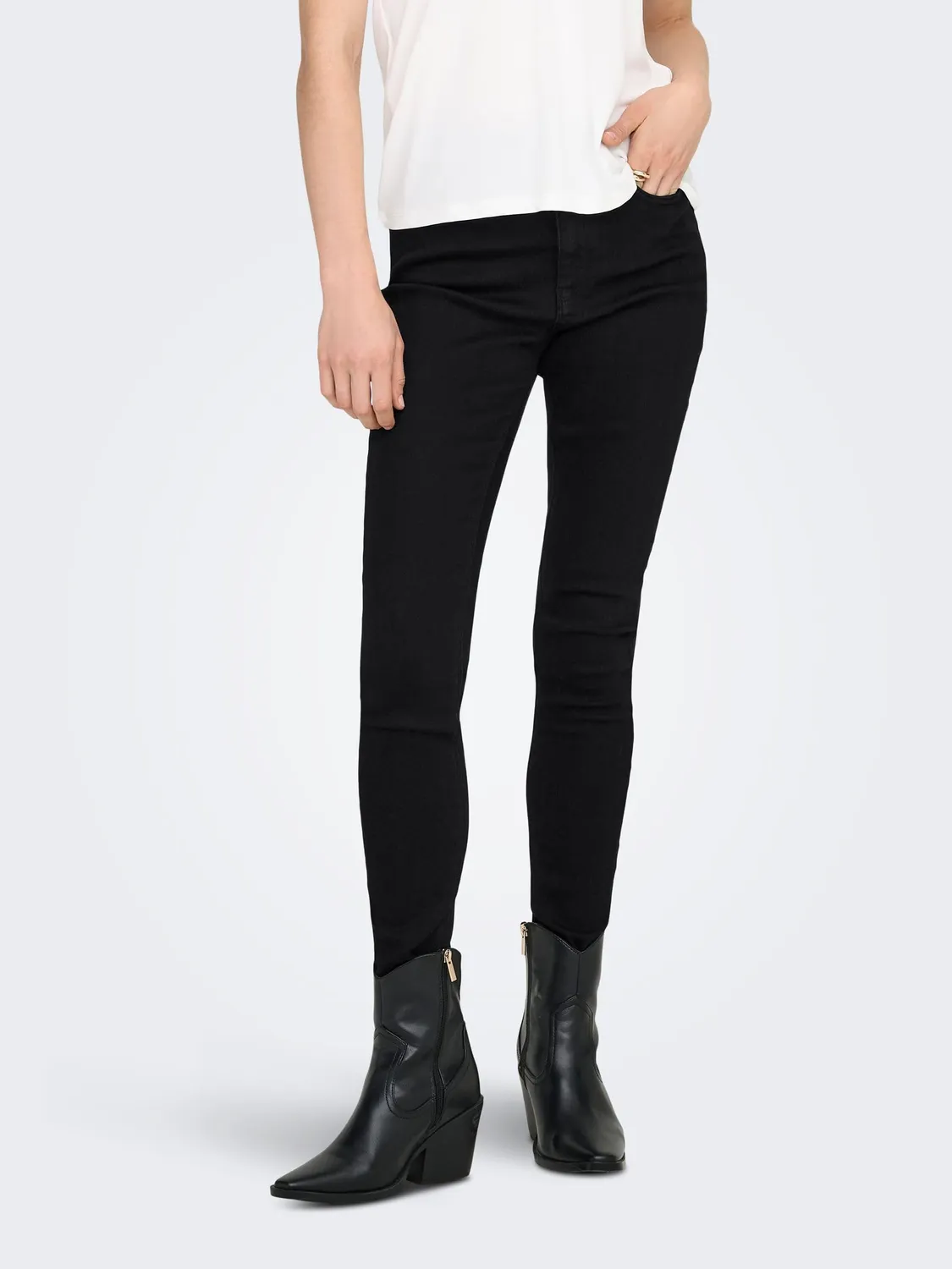 ONLY ONLMILA Skinny Jeans Donna Vita Alta 26W 34L