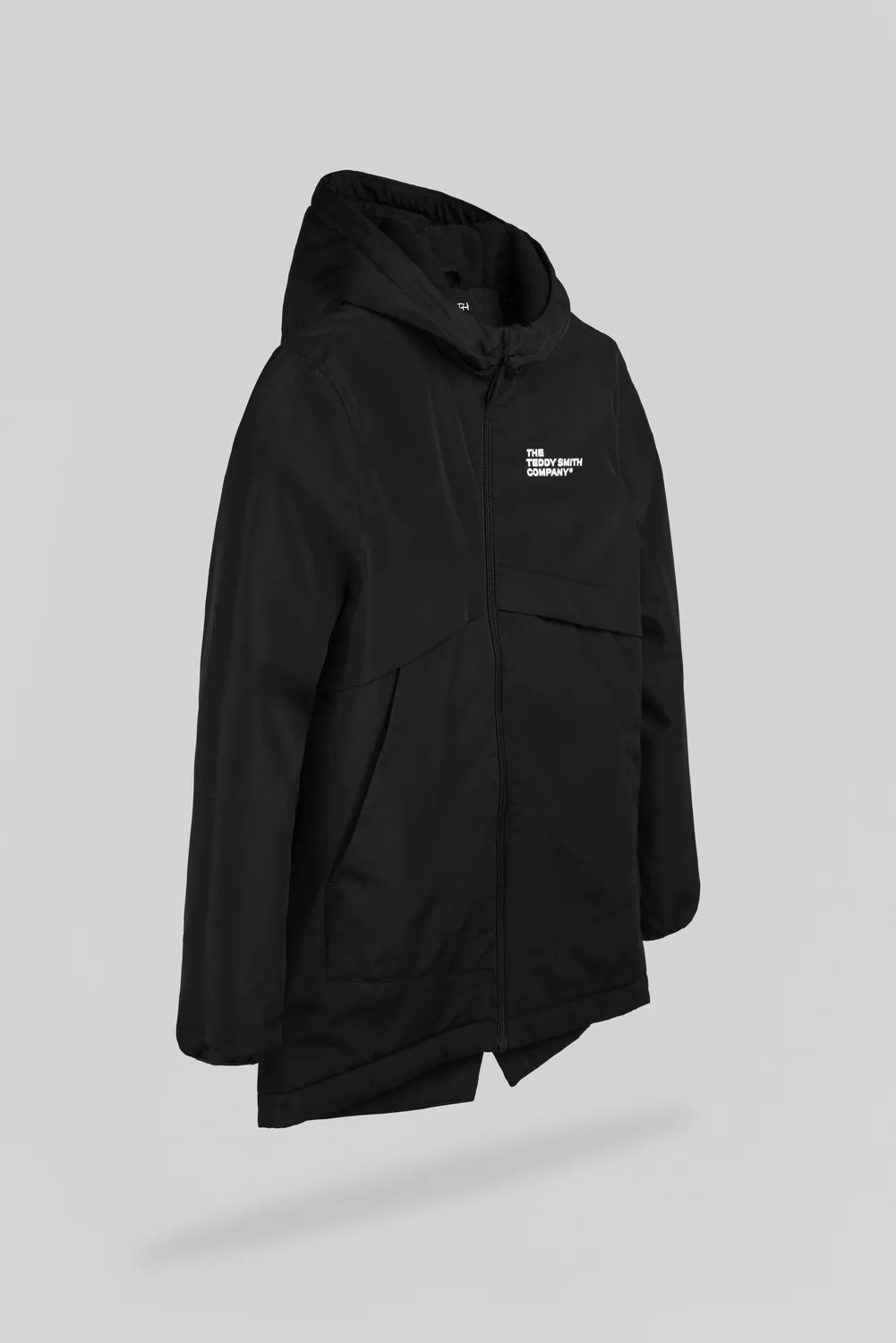 Teddy Smith P-Hanz JR parka ragazzo nero imbottito