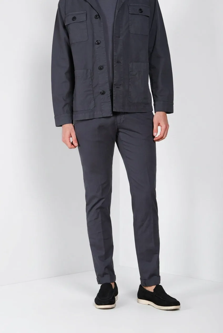 Mason's Torino City Icon Flex Chino Uomo Slim Carta da Zucchero