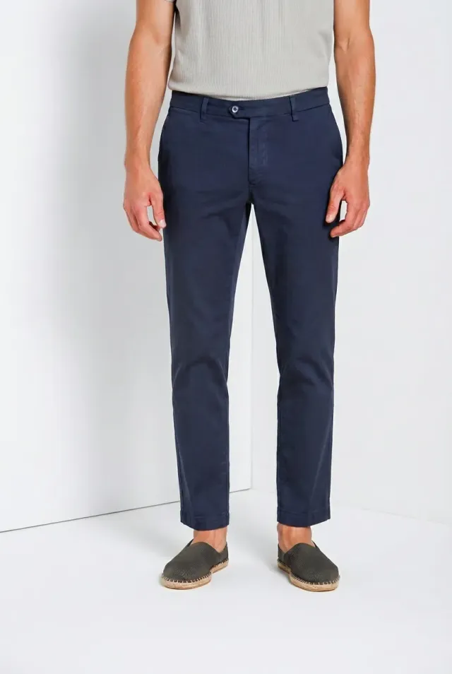 Mason's New York pantalone chino blu navy regular fit