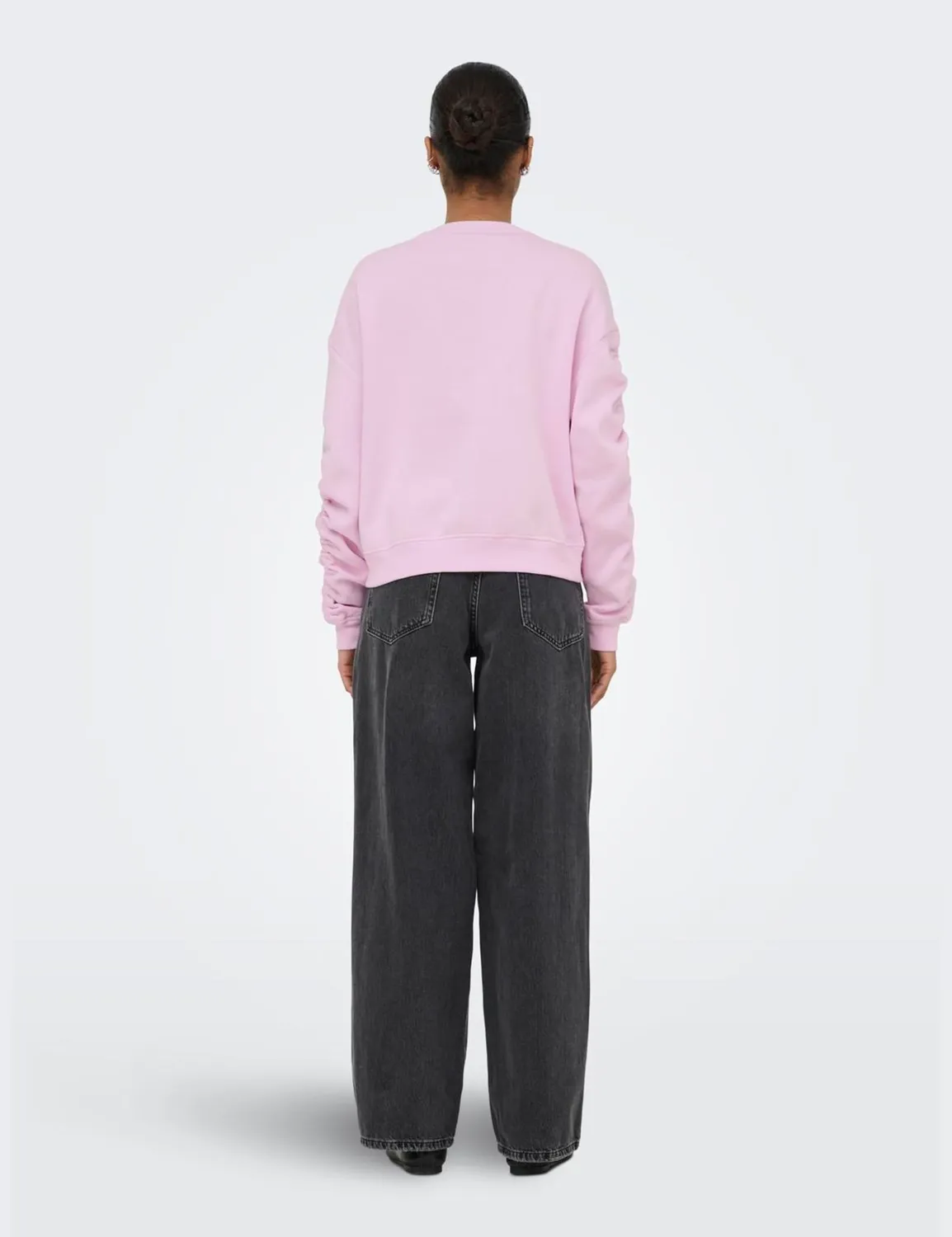 ONLY Onlsweat felpa donna girocollo morbida