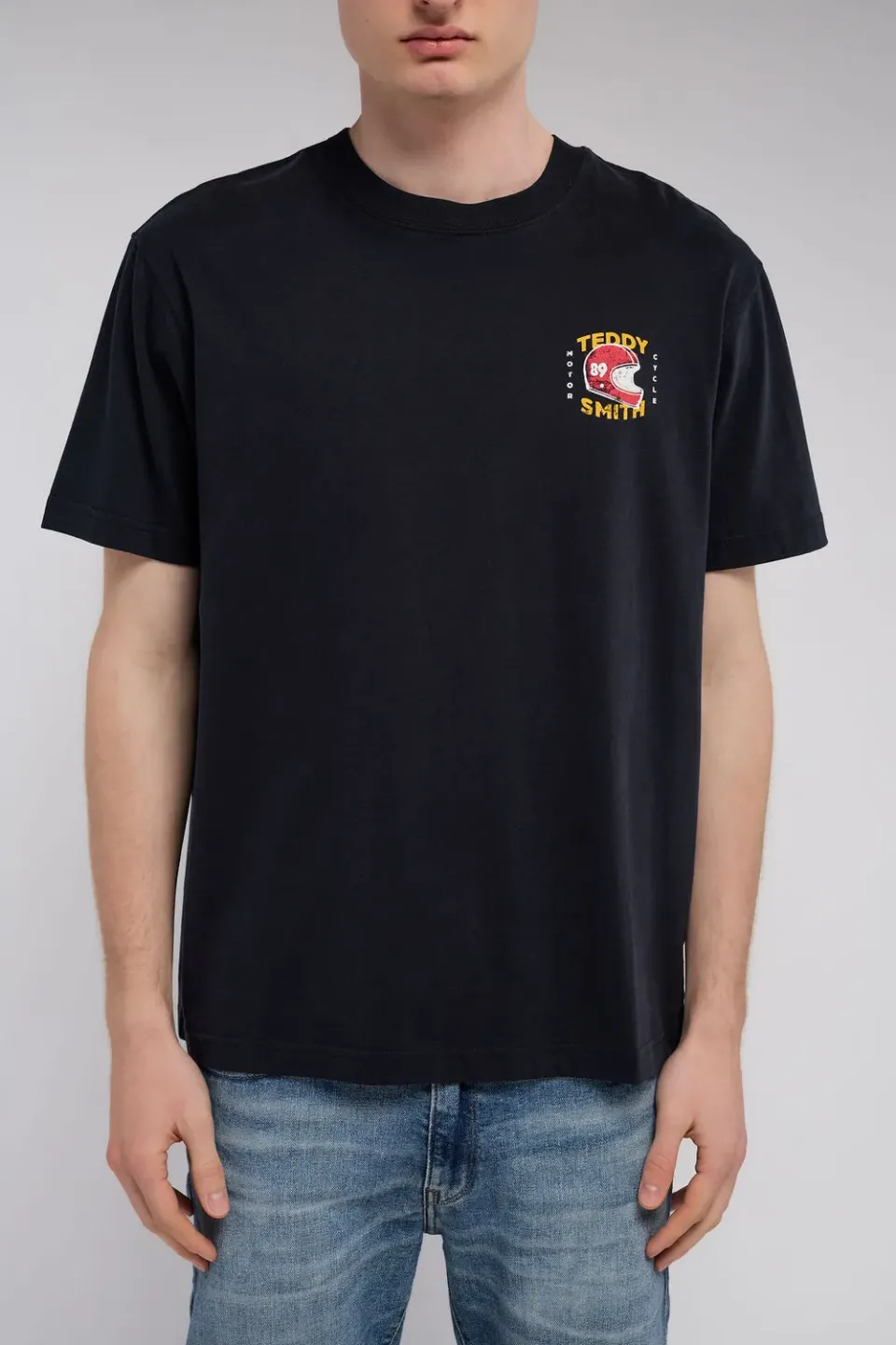 Teddy Smith Rubber T-Rubber MC t-shirt dark navy