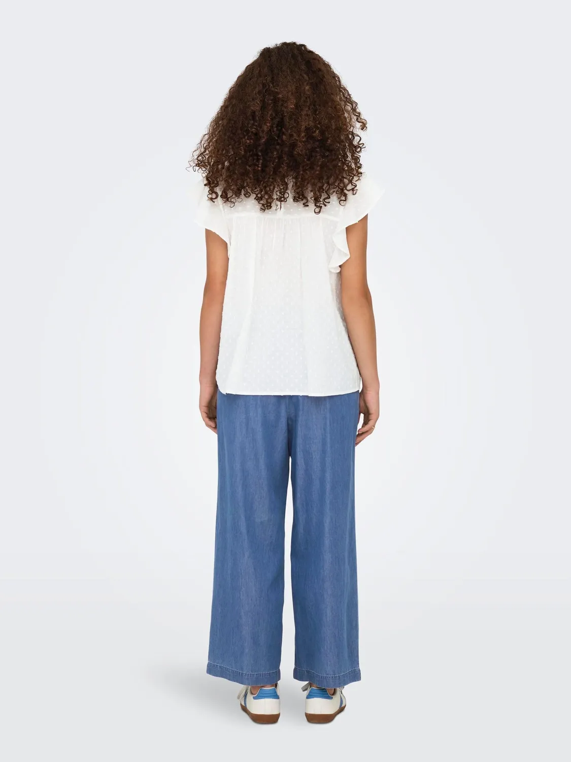 ONLY Onlkatti S/S Dobby Top donna M maniche corte