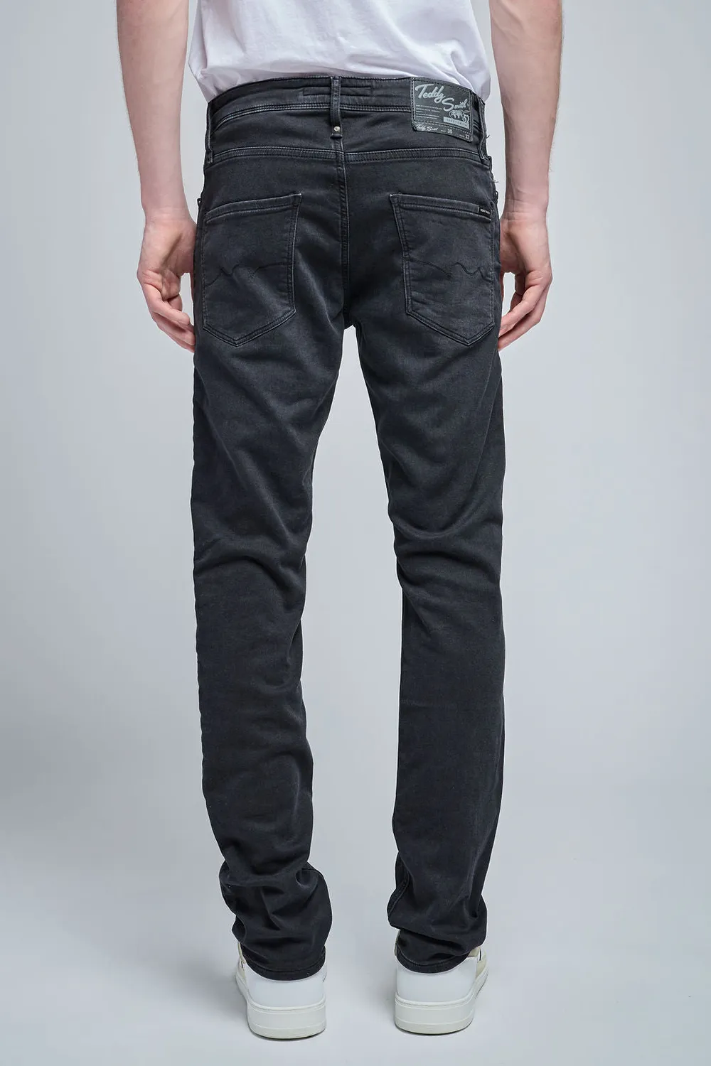 Teddy Smith Reeple Rock jeans uomo nero L32 regular slim