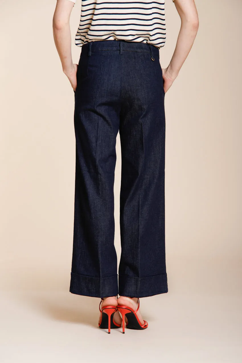 Mason's New York Studio Cropped chino denim blu