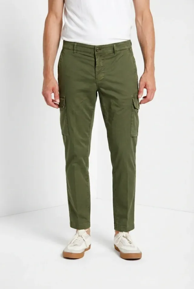 Mason's Chile pantalone cargo verde bosco regular