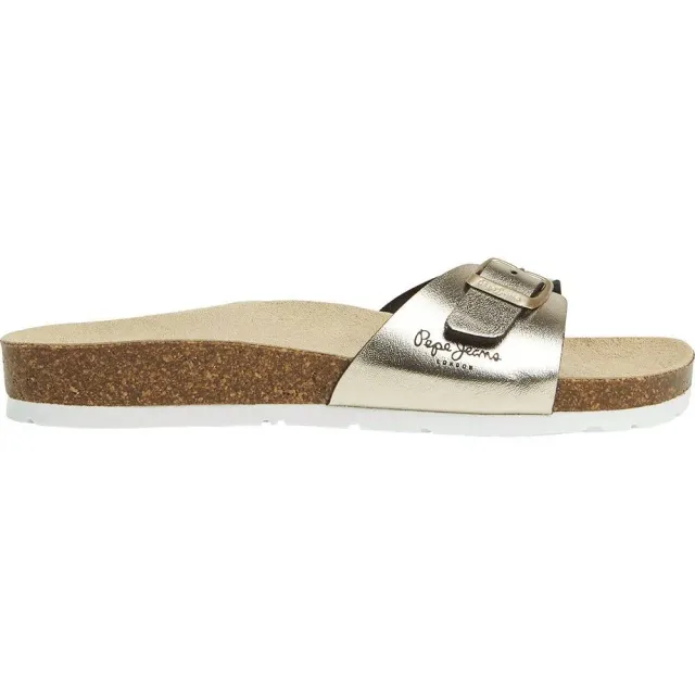 Pepe Jeans Oban Metal W sandali giallo dorato sughero