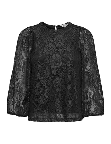 ONLY Onlavella top pizzo maniche a palloncino