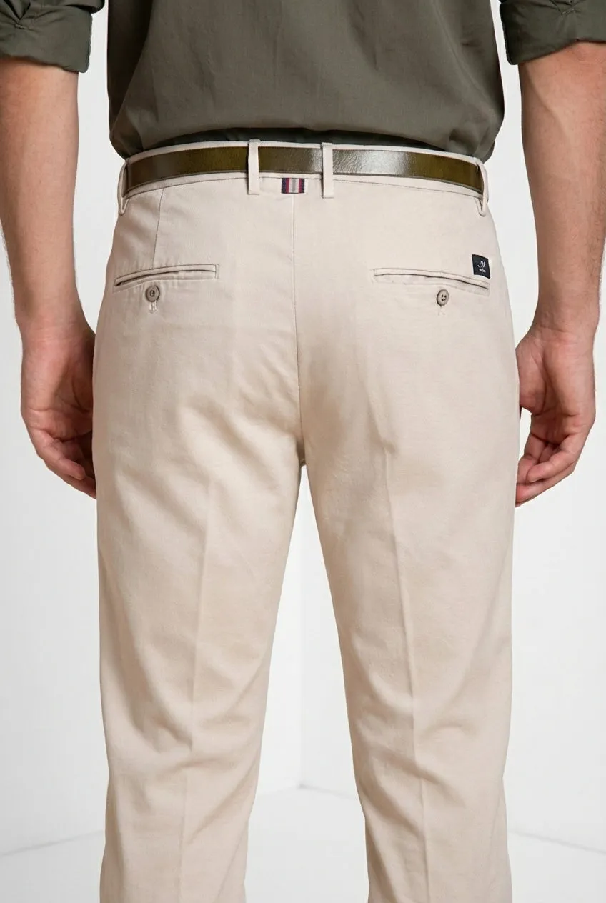 Mason's Torino Flex chino beige chiaro slim fit