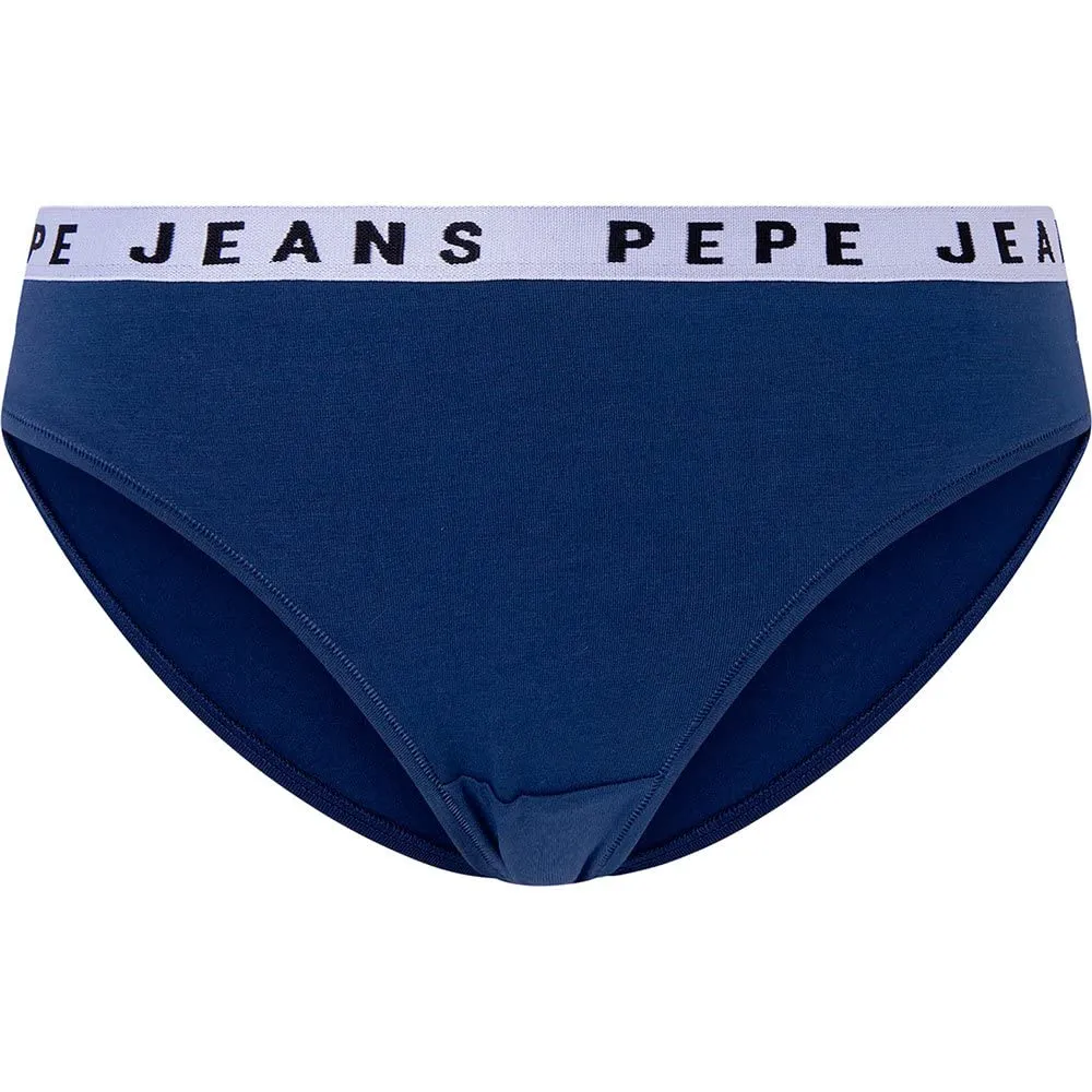 Pepe Jeans Solid slip bikini L arancione lavato cotone