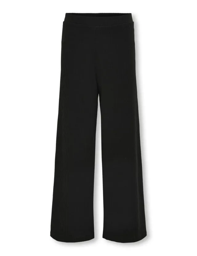 Only Knella pantalone bambina wide leg taglia 134 nero