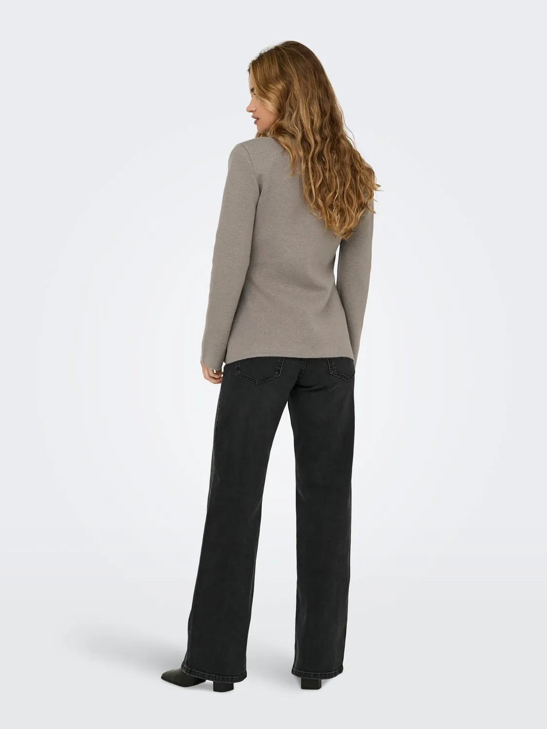 ONLY Onlmyera One Button Cardigan Donna grigio