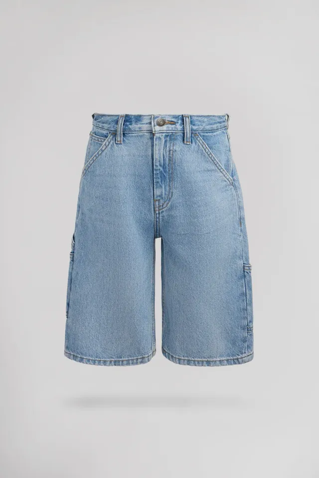 Teddy Smith S-Carpenter SH shorts denim bimbo indigo chiaro
