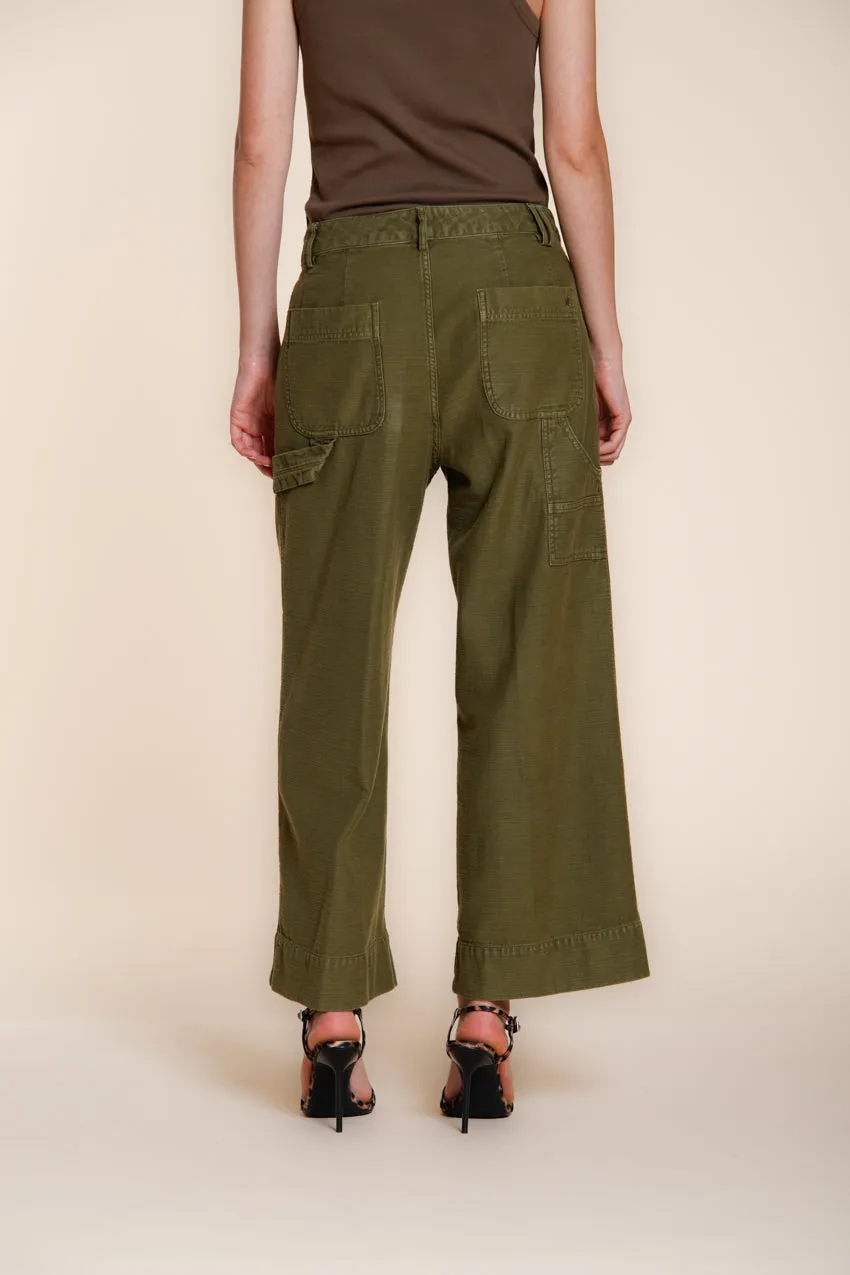 Mason's Dallas Wide cargo donna salvia cotone