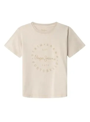 Pepe Jeans Wallace t-shirt bambino 10 anni arancione lavato