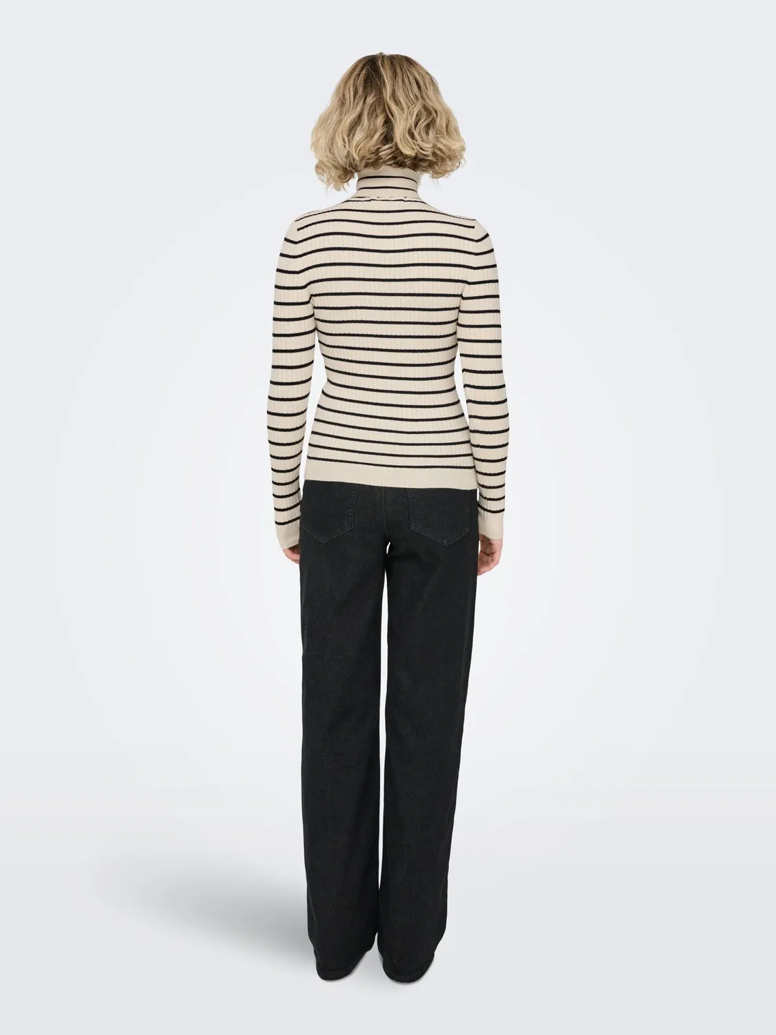 ONLY Onlkarol maglione donna bianco e grigio