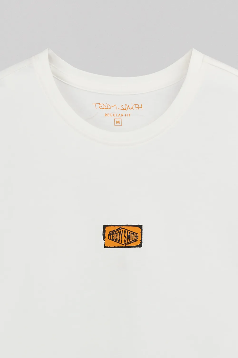 Teddy Smith T-Bear MC t-shirt uomo middle white orso