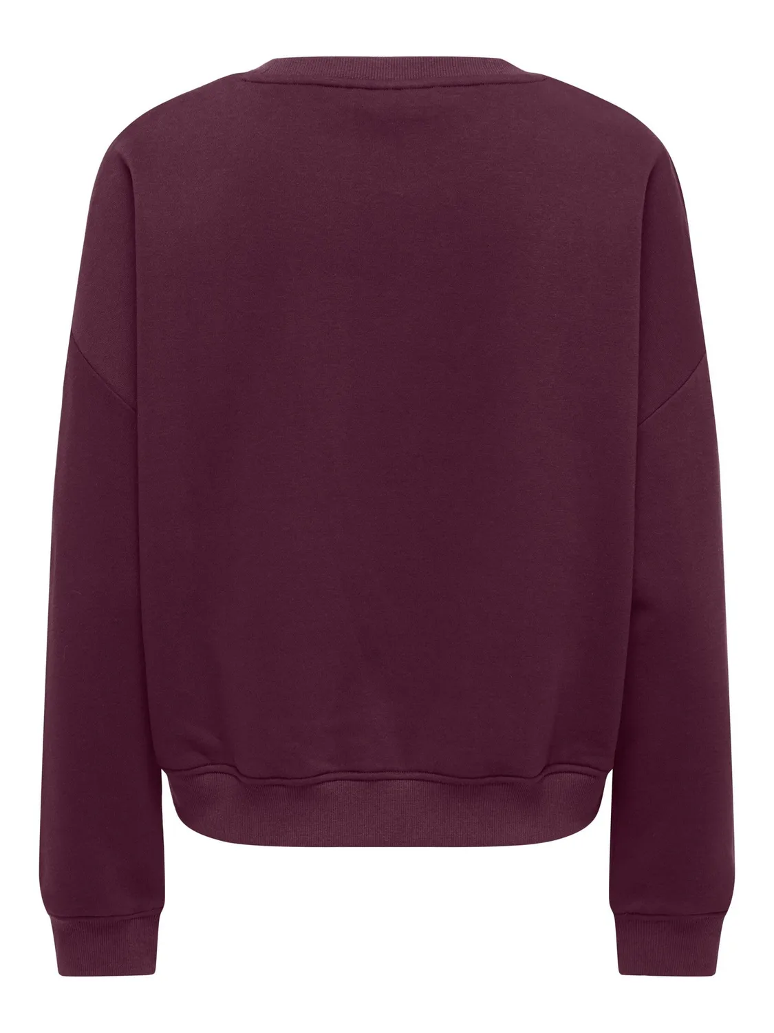 ONLY Onlsweat felpa donna girocollo tinta unita