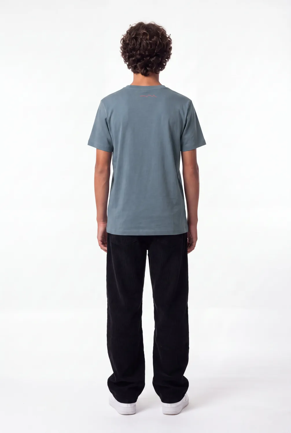 Teddy Smith T-Company MC T-Shirt Ragazzo Grigio Meteore Elasticizzato