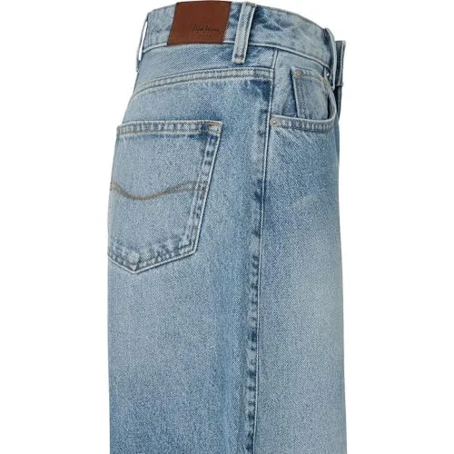 Pepe Jeans Jaimy jeans wide vita alta 34W/34L pietra