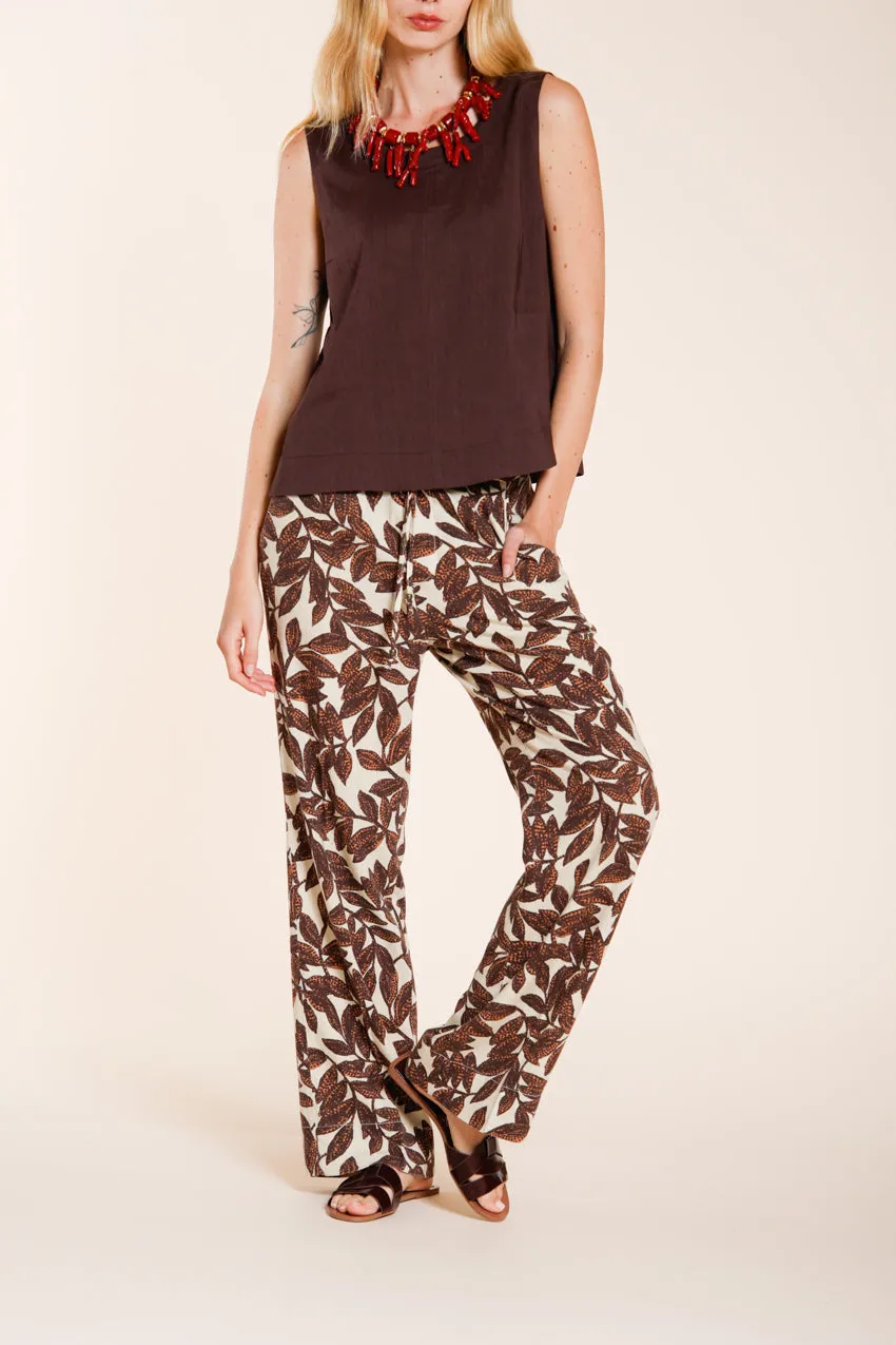 Mason's New York Cozy Straight pantaloni latte relaxed