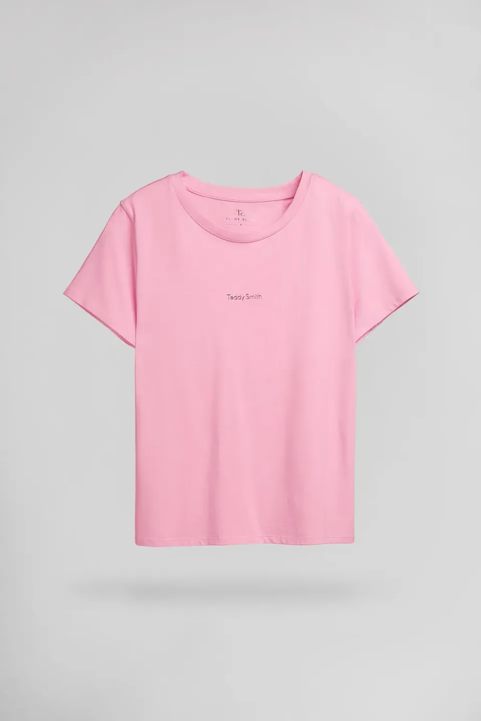 Teddy Smith T-Ribelle MC t-shirt donna rose bonbon stampa