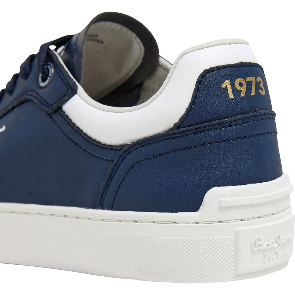 Pepe Jeans Camden Edition Sneakers Uomo 42 Blu Navy pelle