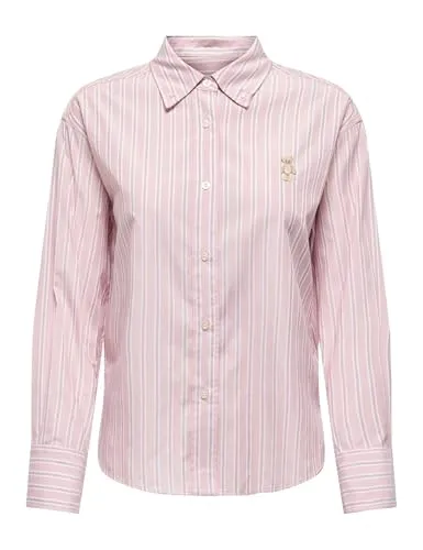 ONLY Onlelara L/S EMB Camicia Donna Ricamata