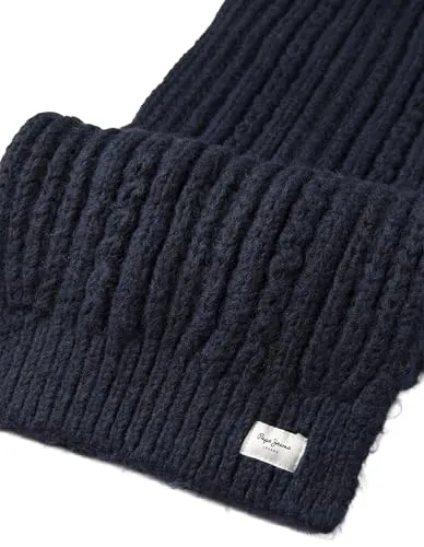 Pepe Jeans Skyler B sciarpa ragazzo L blu navy morbida