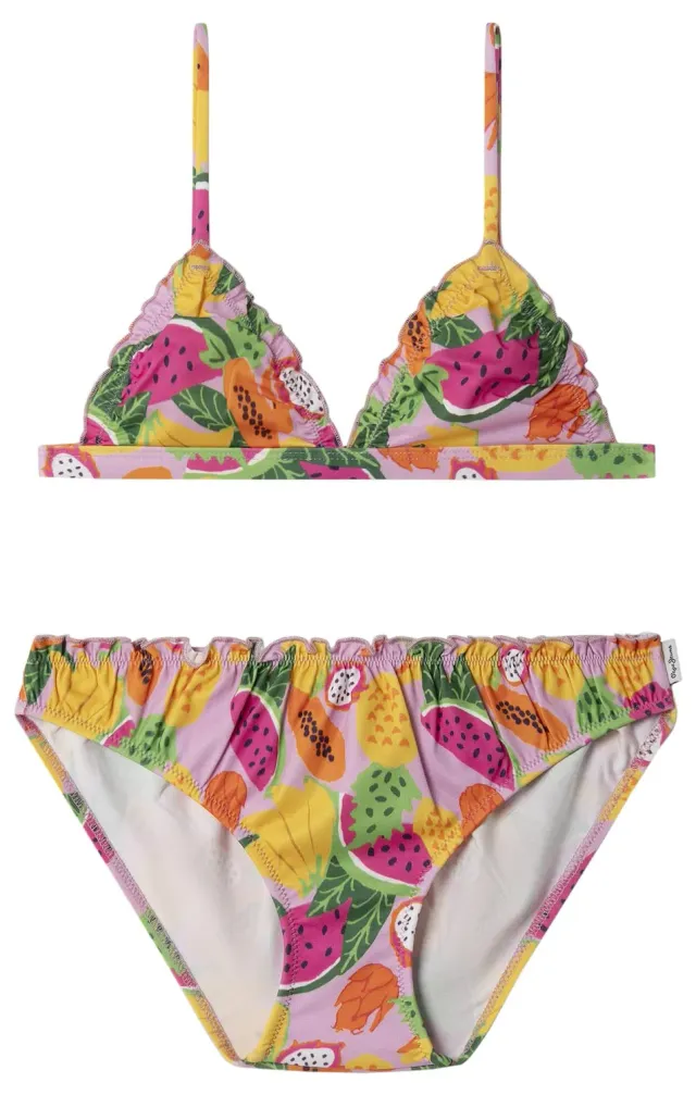 Pepe Jeans Maxi Fruit TR Bikini Bambina 10 Anni Triangolo